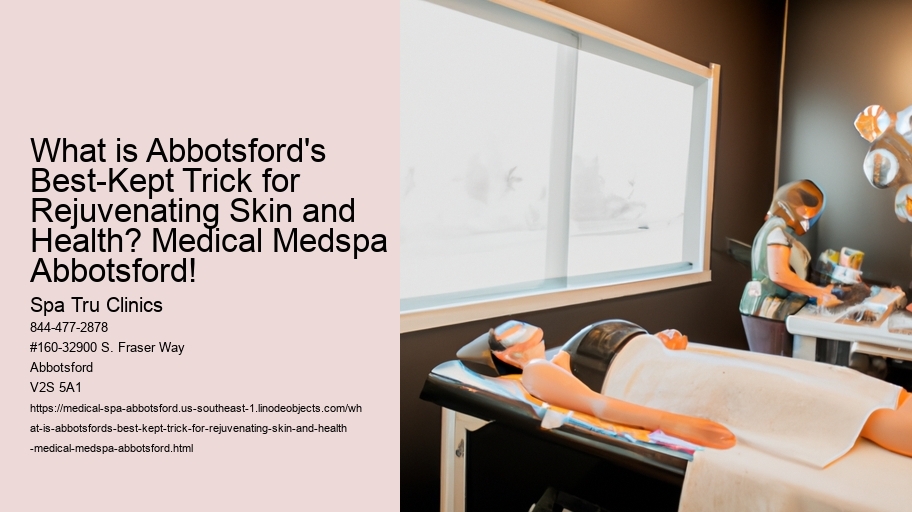 What is Abbotsford's Best-Kept Trick for Rejuvenating Skin and Health? Medical Medspa Abbotsford!
